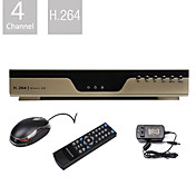 Ultra-Low-Preis 4-Kanal H.264 DVR (VGA-Ausgang, Netzwerk)