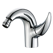 contemporaine robinet de bidet en laiton - fini chrome