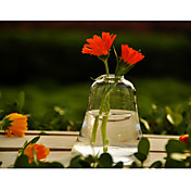 la boda artística florero de vidrio con forma de campana