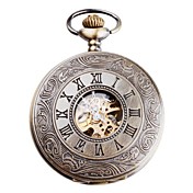 holle legering van vrouwen mechanische analoge zakhorloge (brons)
