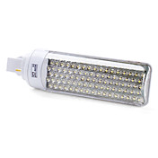 G24 5W 102-LED 250-300LM 2500-3500K Warm White Light Bulb (220-240V)