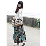 Tribal Style linnen lange rok
