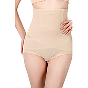 chinlon / algodão boyshorts calcinhas de cintura alta shaper