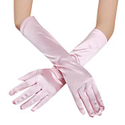 Satin Elbow Length Bridal Gloves (More Colors Available)