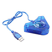 PS2 til USB controller konverter (blå)