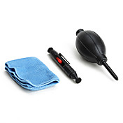 3 in 1 Camera Lens Cleaning Kit Dust Pen Cloth for DSLR & Camcorder