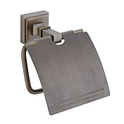 antikk bronse veggmontert toalettpapirholder
