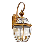 gouden wandlamp met 3 lampjes