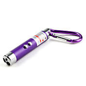 3-in-1 UV-Licht, weißes Licht, 1mW roter Laser Taschenlampe (farbig sortiert)