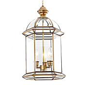Stylish 3 - Light Pendant Light in Golden