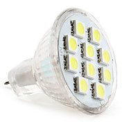 MR11 5050 SMD 10-lâmpada LED branco 100-120lm luz (12v, 1.5-2w)