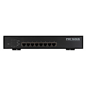 8-Port 10/100Mbps Unmanaged PoE Switch with IEEE802.3af/at + PoE Switch