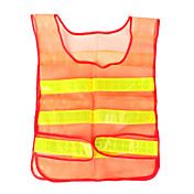 chaleco de malla reflectante, rojo