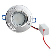 5.5W 5730 SMD 10-LED 500LM Warm White Ceiling Spot Light Bulb (Sanded, Half Frosted Glass Cover)