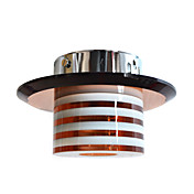 Modern Crystal Wall Light with 1 Light Cylinder Design