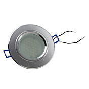 2w 3528 SMD 36-LED 240lm mancha blanca del techo bombilla (arena, vidrio esmerilado cubierta)