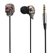 Auriculares de diamantes de estilo cráneo