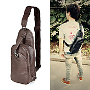 Mennenes tilfeldig skulder / crossbody bag (15cm * 8cm * 30cm)