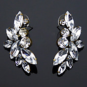 Fashion Clear Rhinestone Alloy Earrings