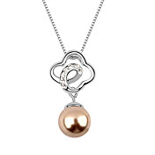 Austrian Crystal With Real Platinum Plated Anti-Allergy Ladies Necklace Rose Beauty (More Colors)