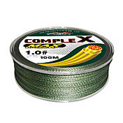 Complex PE Braided Line 100m (Dark Green)
