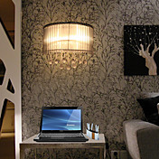 elegant krystal væglys med 2 lys