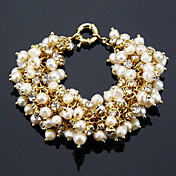 Fashion Ladies' Pearl In Alloy Bracelet