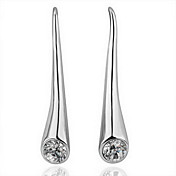 18K Gold Fashion And Special Rhinestone Alloy Drop Earrings