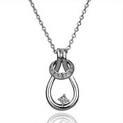 18K Gorgeous Fashion Rhinestone Alloy Necktie Necklace (More Colors)