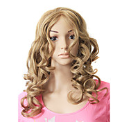 Lace Front High Quality Synthetic Blonde European Curly Long Hair Wig