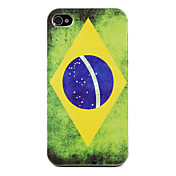 Circle Pattern Hard Case for iPhone 4 and 4S (Multi-Color)
