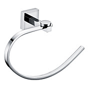 baderomsutstyr messing forkrommet håndkle ring