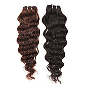18 polegadas encaracolados brasileiro cabelo remy extensão do cabelo tecer
