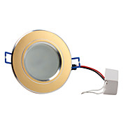 3.5W 5730 SMD 6-LED 300LM Warm White Ceiling Spot Light Bulb Gold (Sanded, Frosted Glass Cover)