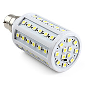 B22 10w 60x5050 SMD 1100lm 5000-5500K naturligt hvidt lys førte majs pære (220-240V)