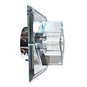 Modern Crystal Wall Light with 1 Light Cubic Design