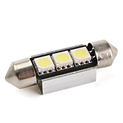 36mm 3*5050 SMD CANBUS White LED Car Signal Lights (DC 12V)
