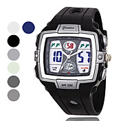 multi-funzionale maschile pu analogico - digitale, orologio da polso automatico e al quarzo (colori assortiti)