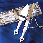  Open Heart Wedding Serving Set With Epoxy