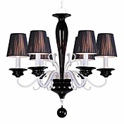 Elegant Ceramic Chandeliers with 6 Lights