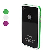 Carcasa TPU AntI Golpes con Botones Metálicos para el iPhone 4 / 4S