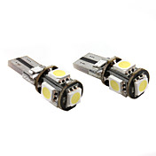 T10 5*5050 SMD White LED Car Signal Light CANBUS