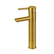 contemporanea centerset lavandino rubinetto del bagno d'oro (alto) - finitura pittura