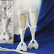 Fairytale Coach Wedding Wedding Toasting Flutes