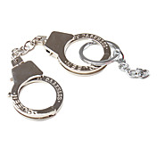 manette stile portachiavi (argento)