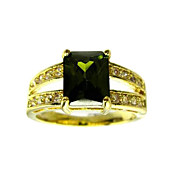 fantastisk cubic zirconia speciel lejlighed ring (flere farver)