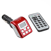 Bluetooth MP3 Player transmisor FM con manos libres Identificación de llamadas (blanco, azul, plata, entrega al azar)