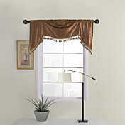 solid khaki formet Valance