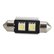 CANBUS Festoon 36mm 0.5W 2x5050 SMD White LED Car Signal Light