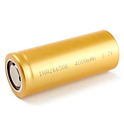 INR 26650 3.7V Li-ion Rechargeable Battery (Yellow, 4000mAh)